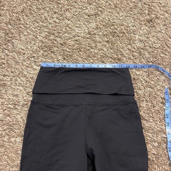 Aerie NWT Offline OG high rise super flare black fold over leggings - Picture 12 of 14